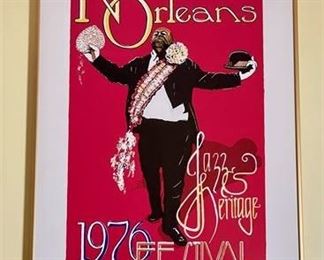 Lot 109
New Orleans Jazz and Heritage Festival 1976 Poster