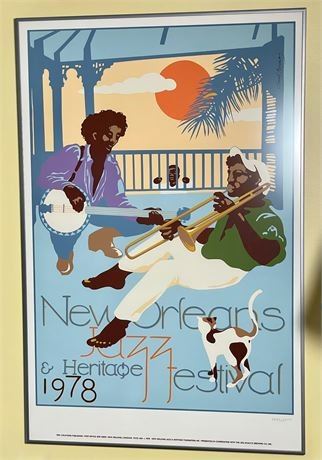 Lot 111
New Orleans Jazz and Heritage Festival 1978 Poster