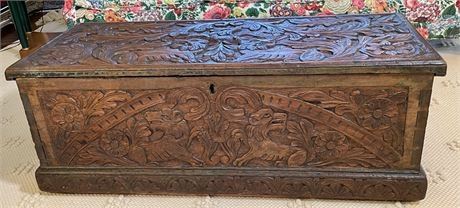 Lot 119
Ornately Carved Trunk