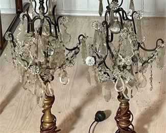 Lot 142
Pair of Candelabra Lamps