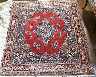 Lot 146
Persian Rug with Center Red Medallion