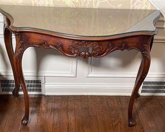 Lot 165
Demilune Carved Table