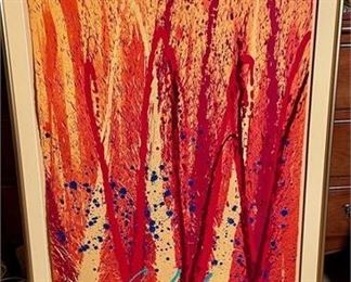 Lot 195
Signed Colorful Abstract Painting