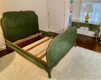 Lot 201
Painted Twin Bed and Desk Set