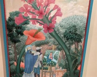 Jonas Profil Haitian oil painting on canvas 