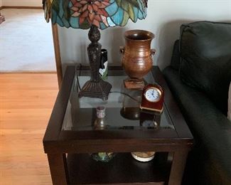Matching end tables, 2 piece coffee table and Library table