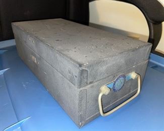 Vintage Aetna Insurance Metal Document Box!