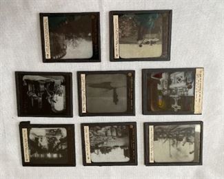 Vintage Magic Lantern Glass Slides 1917 Rau Art, Devereaux View, Keystone View!