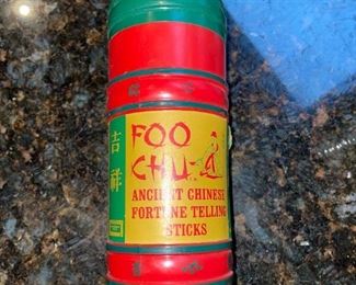 Foo Chu 1965 Fortune Telling Sticks!