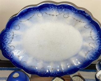 La Francaise “Blue Flow” Platter!