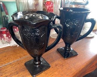 Vintage L.E. Smith 1933 Angel Nymphs Vase!