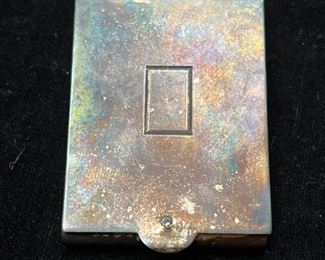 084 Silver Matchbook Holder Vintage