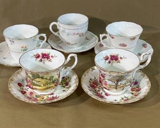 023 Royal Albert Four Seasons Cup  Saucers and others
