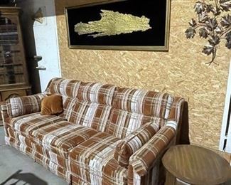 Couch and Wall Hanging