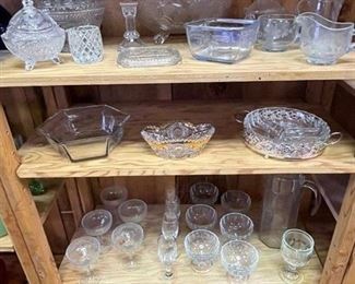 VIntage Crystal Dishes