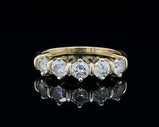 1.00 Carat Diamond Ring in 14k Gold