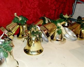 Large, Bells, Christmas Decor