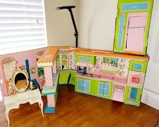 Vintage,  House, Cardboard, Barbie Dream House