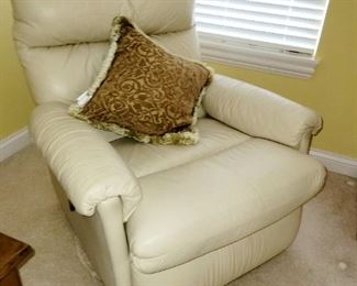 Recliner, leather