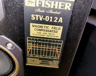 Fisher, Speakers, STV-012A