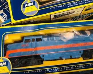 AHM, engine, HO Scale. 