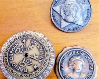 Vintage, advertising Pins, Little Orphan Anne