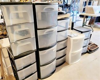 Storage bins. Organizers