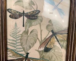 Art One Posh Place Graphic Dragonflies in Nature II Wall Art Megan Meagher (4) 