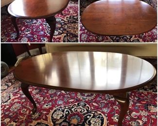 Cherry Queen Ann oval coffee table 
Best offers
Coffee Table
47.5” long x 27” wide x 18” high