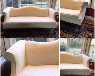 Chippendale sofa, Queen Ann style 
Best offers
Cream Couch
78” long x 34” wide x 19” at seat level x 21” deep at seat