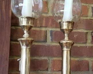 Brass candle sticks