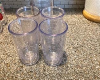 Set of 6 Tervis glasses 