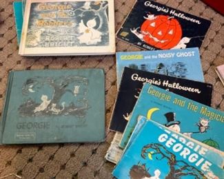 Collection of 1st Edition Georgie Books.  One is Double Day Garden City Pre Bound Edition Dated 1944