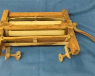 Antique Wooden Wringer Washer Machine Roller