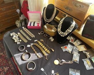 Some of the costume jewelry pieces