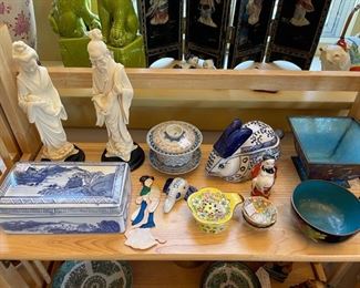 More Japanese and Chinese porcelain, enamel and cloisonné