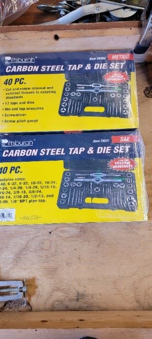 Pittsburgh Carbon Steel 40 pc. Tap and Die Set SAE and Metric