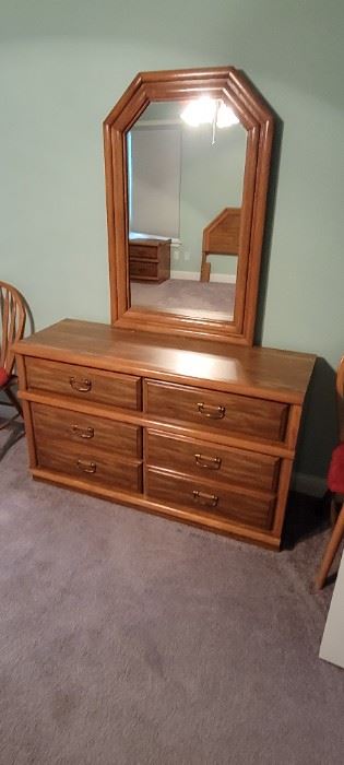 Vintage Dresser w/ Mirror 