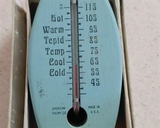 Vintage American Baby Bath Thermometer