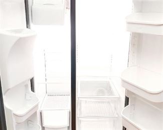 Black Kenmore side by side Refrigerator/Freezer