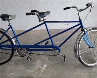Vintage Schwinn Tandem Single Speed Bicycle 