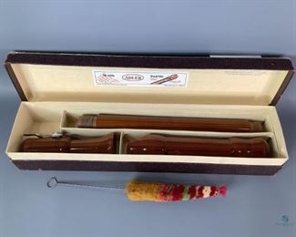 Adler Blockflote Flute
Adler Blockflote C- tenor Baroque Fingering Flute with double hole & key. Surface cratches.