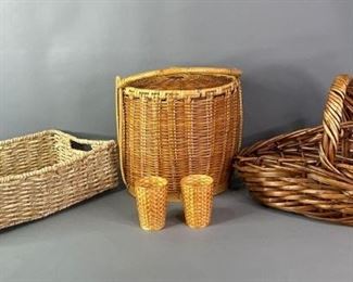 Decorative Baskets
Three assorted baskets. See photos