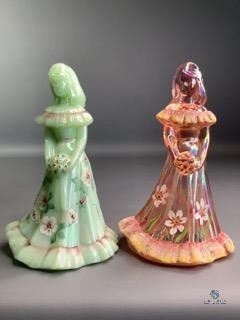Fenton Bridesmaids
Two (2) Fenton Bridesmaids. Both are hand-painted and signed.