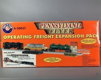Pennsylvania Flyer Lionel Train Set
Pennsylvania Flyer Lionel Operating Freight Expansion Pack Model # 6-30037.