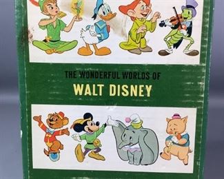 The Wonderful World of Walt Disney Book Set
1965 Wonderful Worlds Of Walt Disney Golden Press Book Set of 4-Fantasyland, World Of Nature, America, & Stories From Other Lands.
