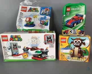 Lego Sets
Includes Super Mario Legos, a Lego Creator 3in1 car, and a Year Of The Ox Lego Set.