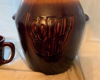 Vintage Cookie Jar McCoy brown drip