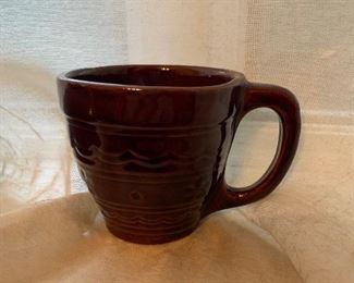 Vintage brown coffee cup
