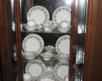 china set, this cabinet IS for sale